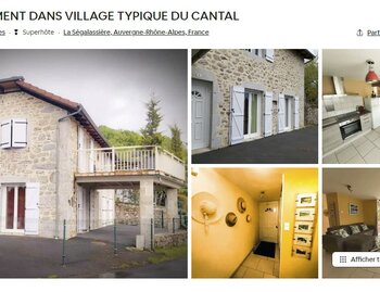 Beau logement dans un village typique du Cantal